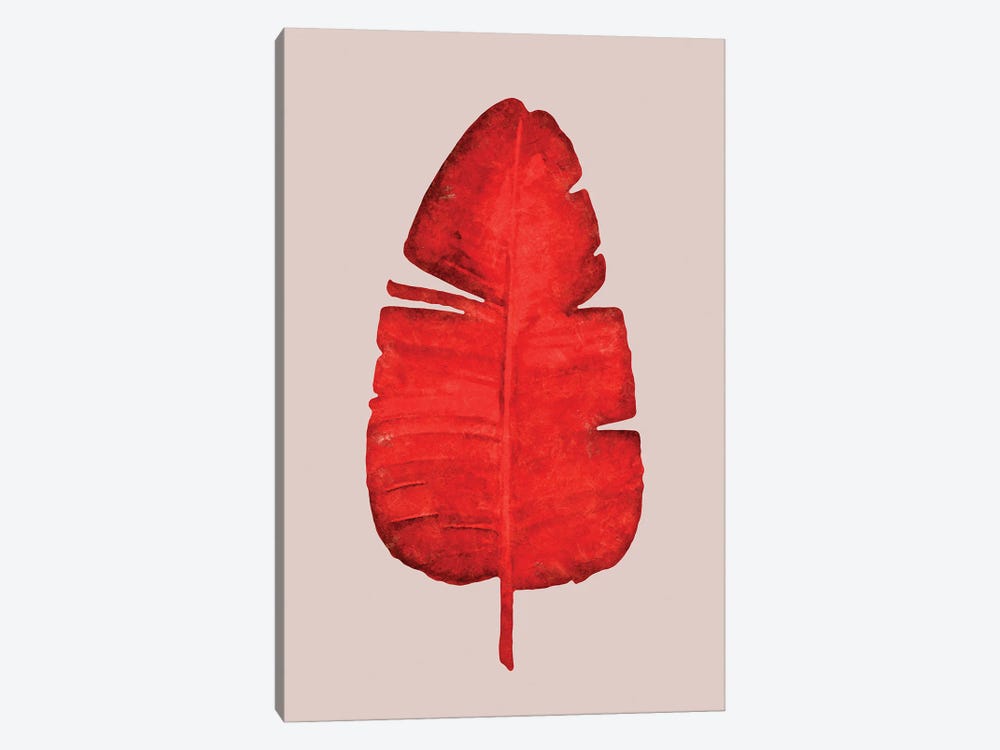 Red | Leaf II by Danilo de Alexandria 1-piece Canvas Art Print