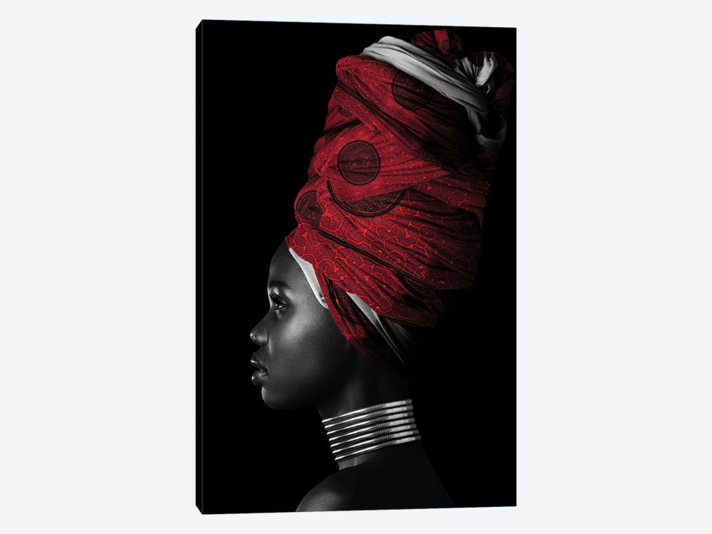 Red | African Women II by Danilo de Alexandria 1-piece Art Print