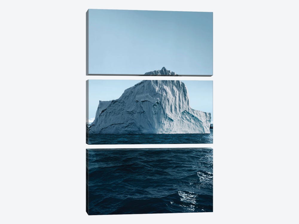 Iceberg | Photo I by Danilo de Alexandria 3-piece Canvas Print