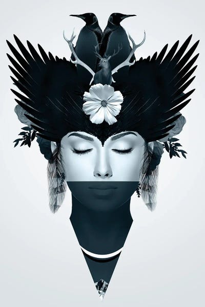 Iceberg | Face Women by Danilo de Alexandria canvas print