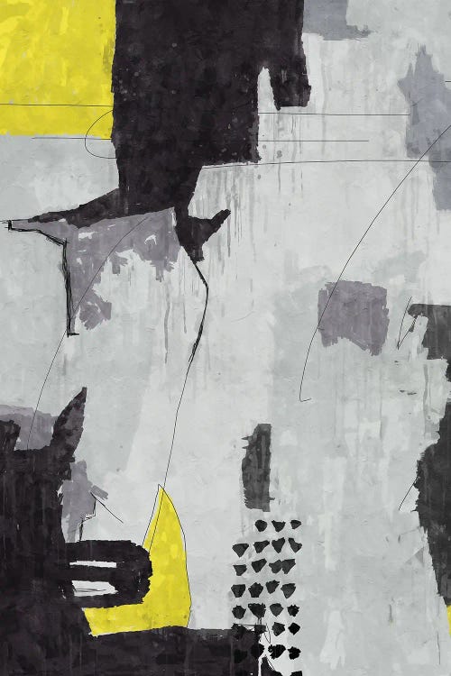 Yellow And Grey II by Danilo de Alexandria wall art