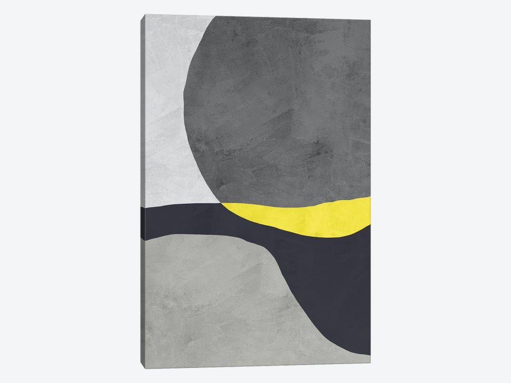 Yellow And Grey III by Danilo de Alexandria 1-piece Canvas Artwork