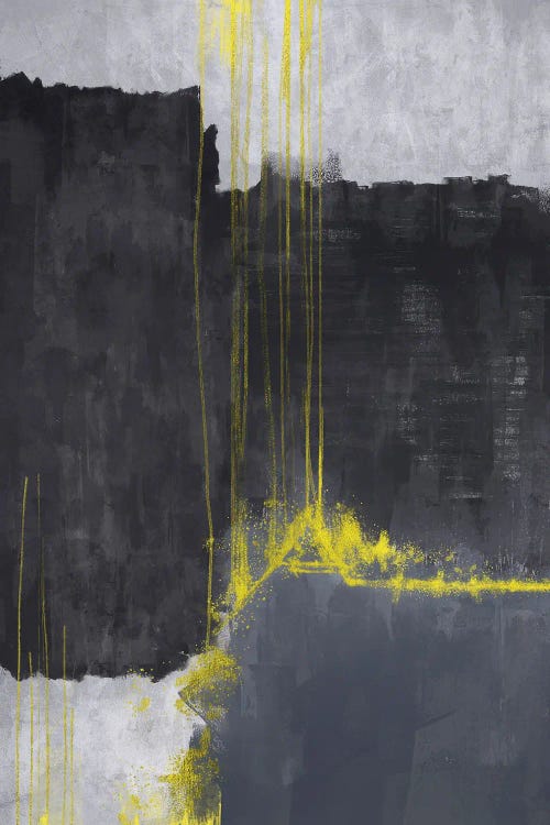 Yellow And Grey V by Danilo de Alexandria wall art