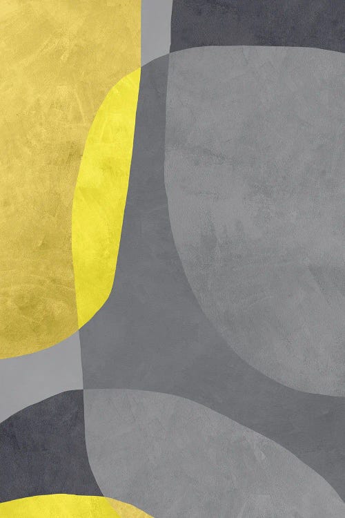 Yellow And Grey VII by Danilo de Alexandria wall art