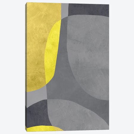 Yellow And Grey VII Canvas Print #DLX287} by Danilo de Alexandria Canvas Print