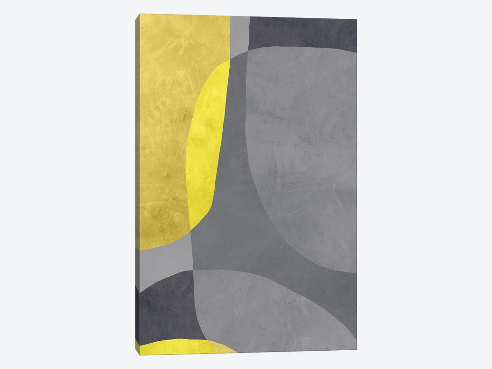 Yellow And Grey VII by Danilo de Alexandria 1-piece Canvas Art