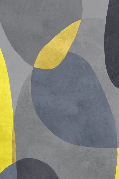 Yellow And Grey VIII by Danilo de Alexandria wall art