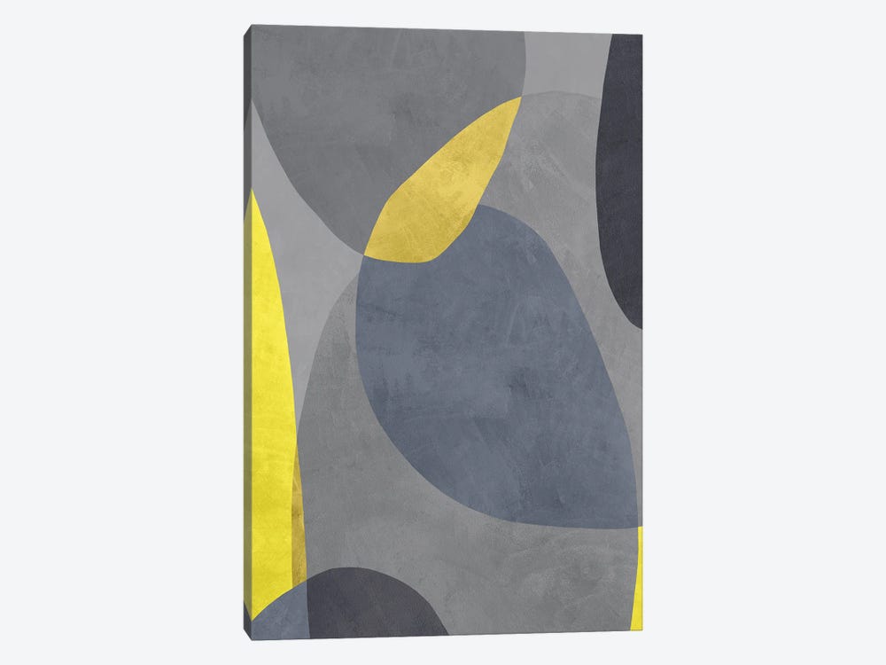 Yellow And Grey VIII by Danilo de Alexandria 1-piece Canvas Print