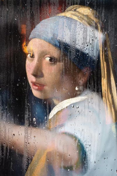 Girl With A Pearl Earring: Classic Pop Art I by Danilo de Alexandria