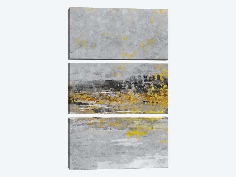 Yellow And Grey XIV by Danilo de Alexandria 3-piece Canvas Artwork