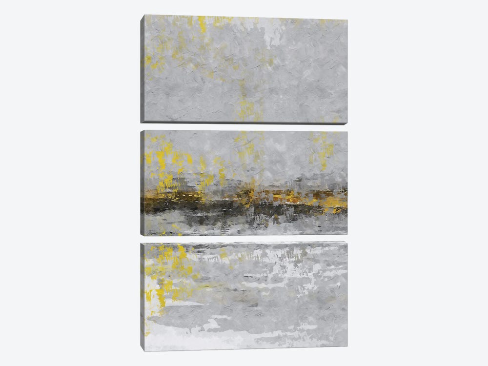 Yellow And Grey XV by Danilo de Alexandria 3-piece Art Print