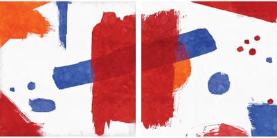 Brush Diptych African