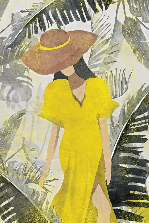 Yellow And Grey XXII by Danilo de Alexandria wall art