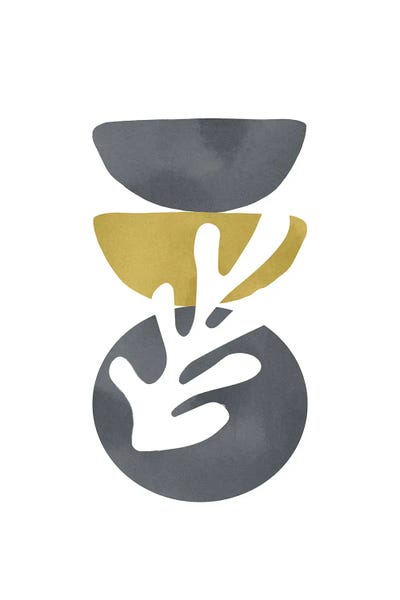 All Things Matisse: Yellow And Grey XXVII by Danilo de Alexandria