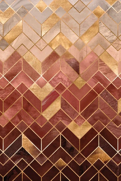 Art Deco: Terracotta Dream XVI by Danilo de Alexandria