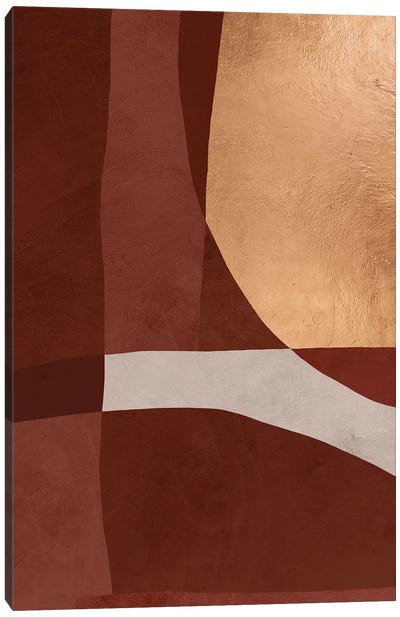 Terracotta Dream XVIII Canvas Art Print - Adobe Abstracts