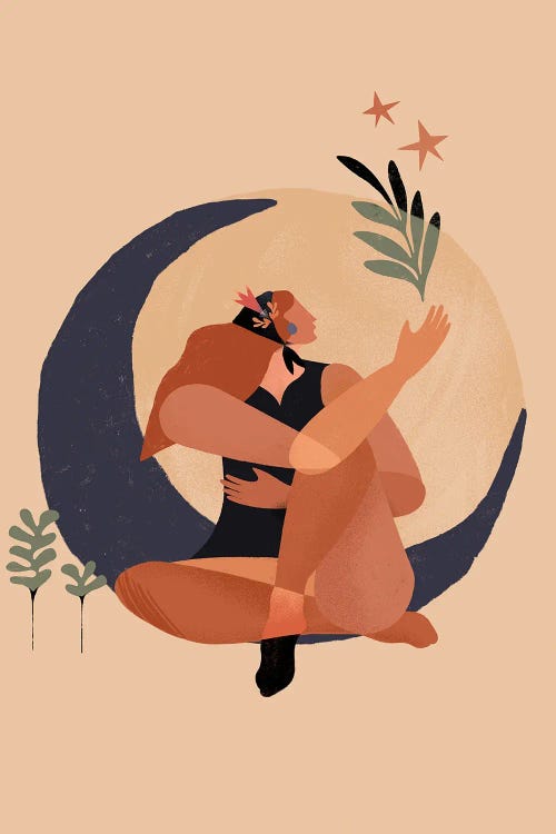 Woman Flat II by Danilo de Alexandria wall art