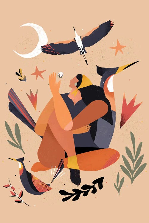 Woman Flat III by Danilo de Alexandria wall art