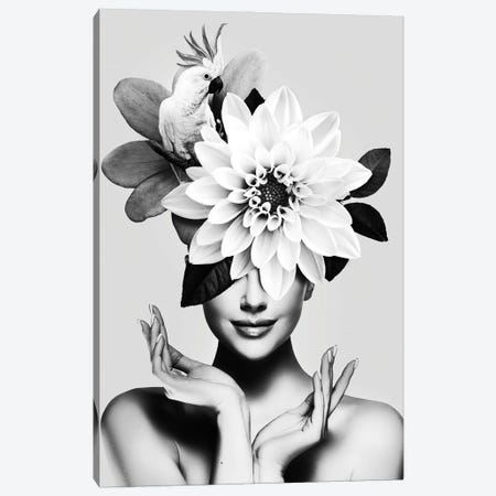 Floral Woman VIII Canvas Print #DLX345} by Danilo de Alexandria Canvas Artwork