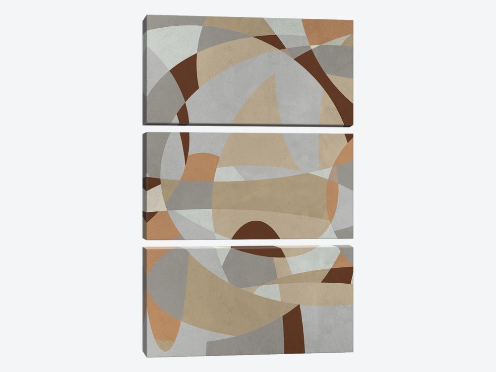 Camouflage I by Danilo de Alexandria 3-piece Canvas Art Print