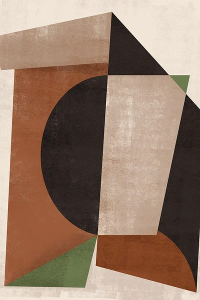 Effortless Earth Tone Abstracts: Abstract Mountain II by Danilo de Alexandria