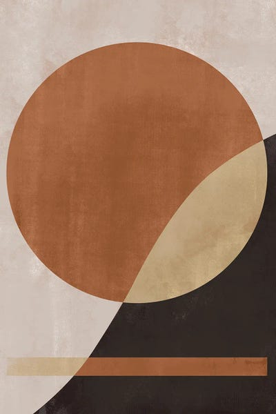 Circular Abstract: Abstract Mountain V by Danilo de Alexandria