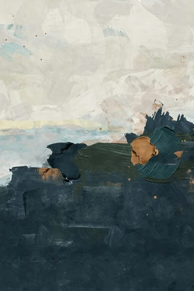 Effortless Earth Tone Abstracts: Abstract Mountain VII by Danilo de Alexandria