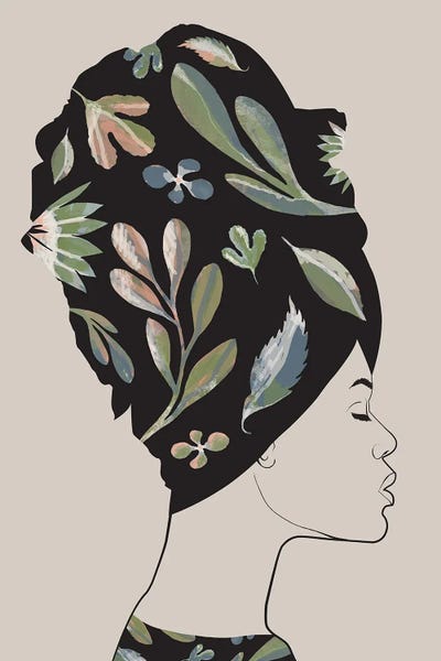 African Culture: Leaf Woman V by Danilo de Alexandria