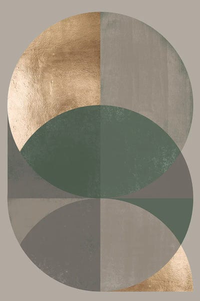 Circular Abstract: Nardo Gray VI by Danilo de Alexandria