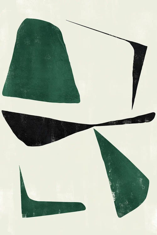 Abstract Shape Green Minimal