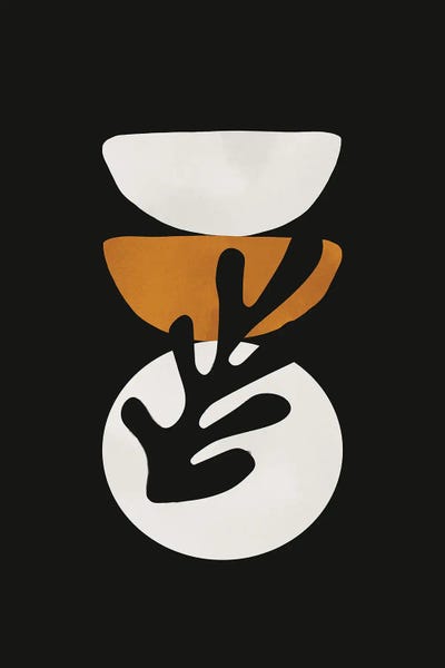 The Cut Outs Collection: Abstract Shape Ocher Leaf by Danilo de Alexandria