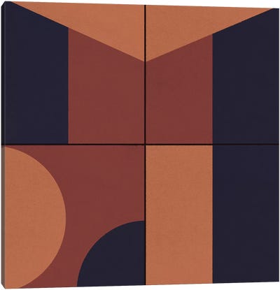Geometric I Canvas Art Print - Adobe Abstracts