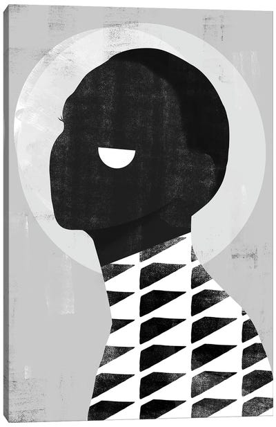 Abstract Face I Canvas Art Print - Danilo de Alexandria
