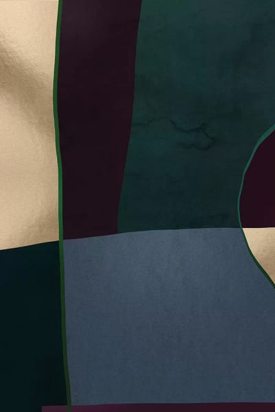 Jewel Tone Abstracts: Geometric III by Danilo de Alexandria