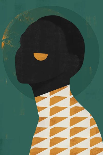 Abstract Face III by Danilo de Alexandria framed wall art