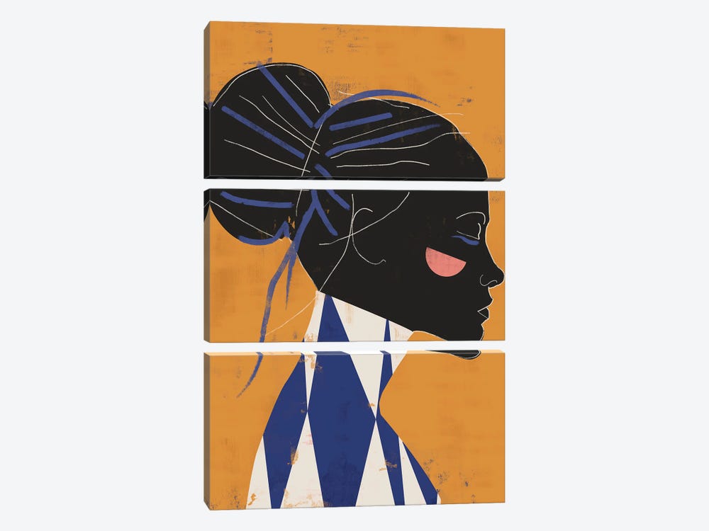 Woman Color II by Danilo de Alexandria 3-piece Art Print