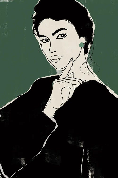 Woman Green