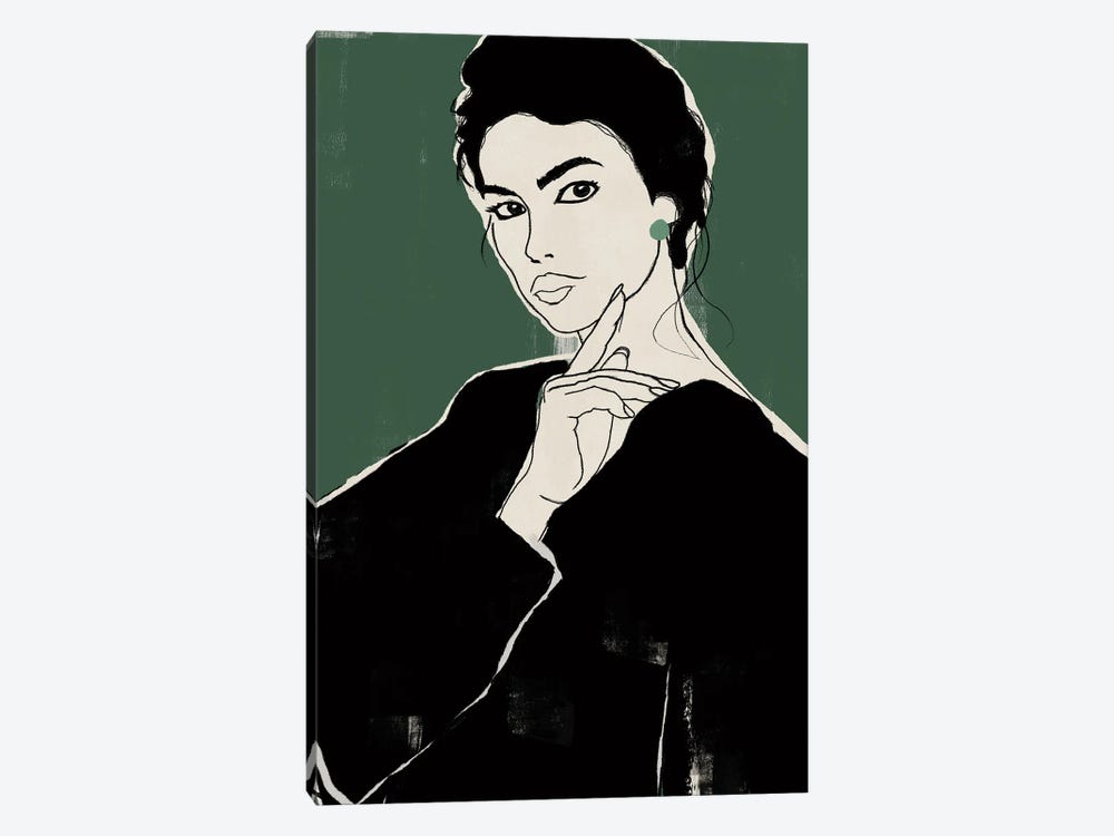 Woman Green by Danilo de Alexandria 1-piece Art Print