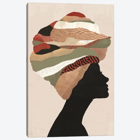 Woman Turban VI Canvas Print #DLX498} by Danilo de Alexandria Canvas Print