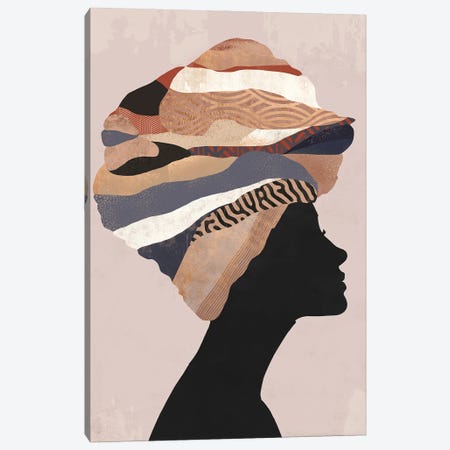 Woman Turban V Canvas Print #DLX499} by Danilo de Alexandria Canvas Print