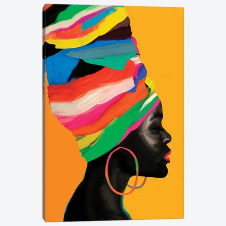 Woman Turban IV Canvas Print #DLX500} by Danilo de Alexandria Art Print