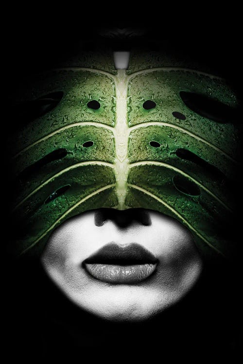 Woman Leaf Green