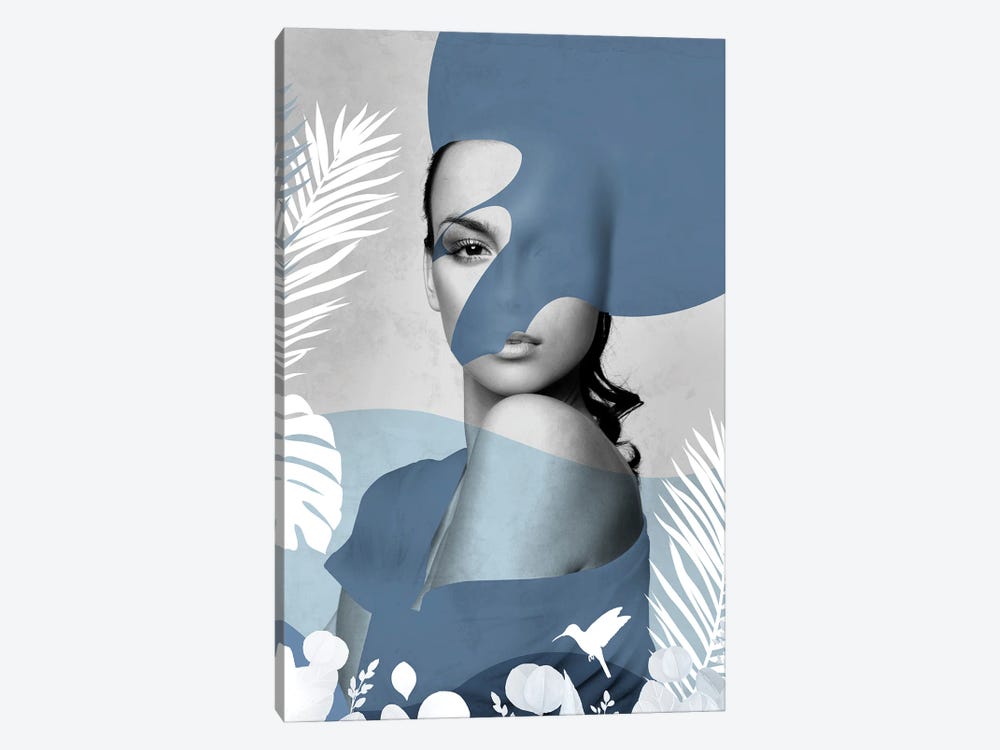 Woman Blue by Danilo de Alexandria 1-piece Canvas Artwork