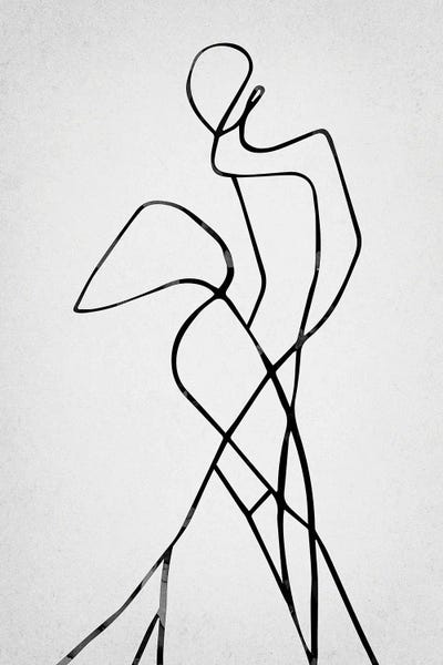 Line Body by Danilo de Alexandria art print