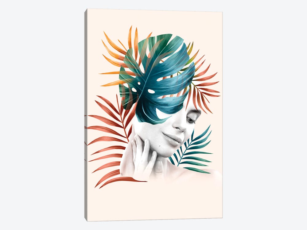 Woman Leaf Colos by Danilo de Alexandria 1-piece Canvas Art