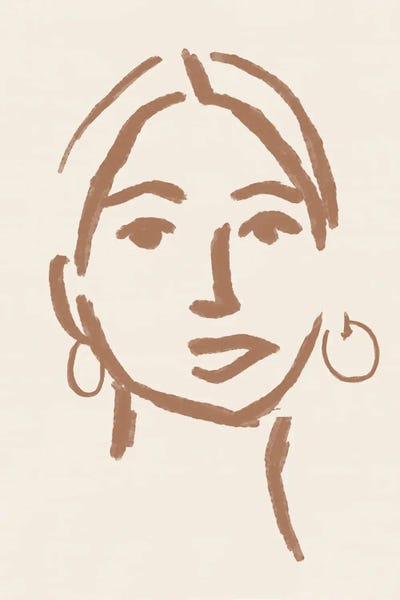 Abstract Girl Face I