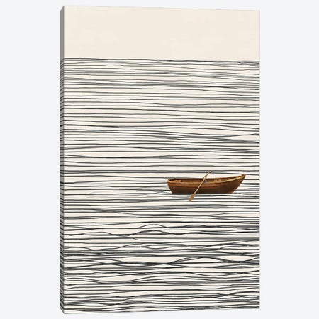 Abstract Minimal Boat I Canvas Print #DLX561} by Danilo de Alexandria Art Print
