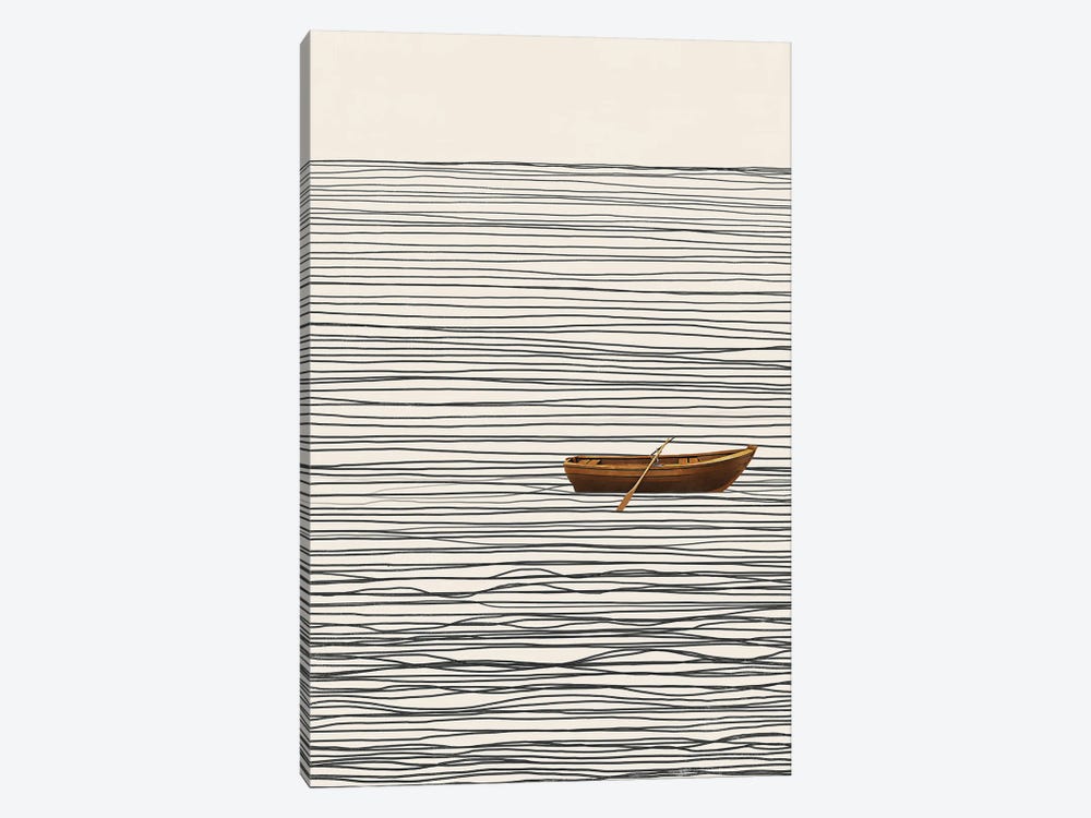 Abstract Minimal Boat I by Danilo de Alexandria 1-piece Art Print
