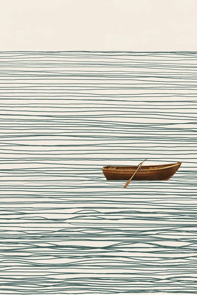 Rowboats: Abstract Minimal Boat III by Danilo de Alexandria