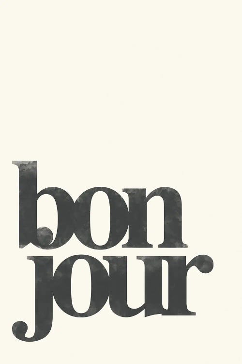 Bon Jour I by Danilo de Alexandria wall art